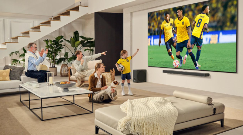 La sede perfecta para vivir la fiesta del fútbol está en casa con el mejor equipo LG